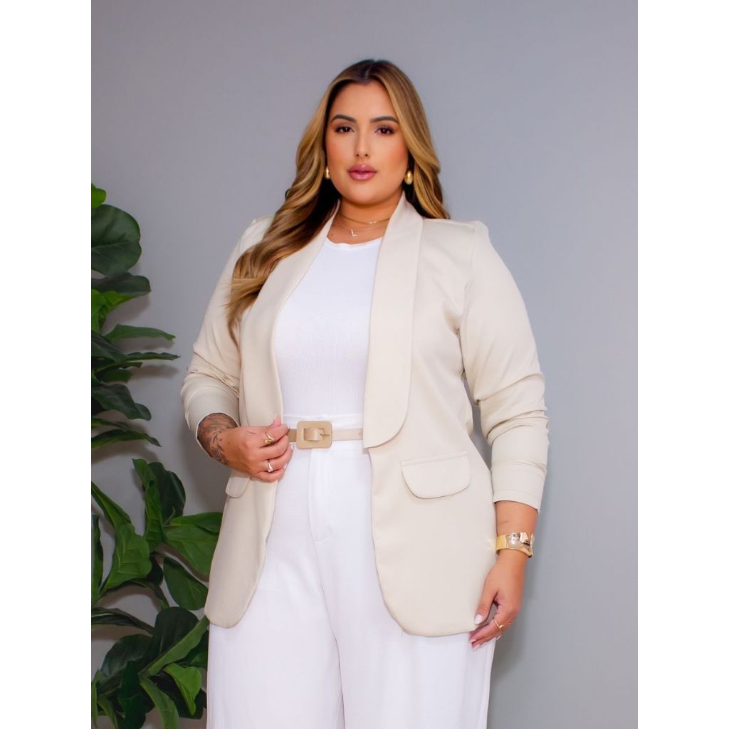 Blazer PLUS SIZE ALFAIATARIA