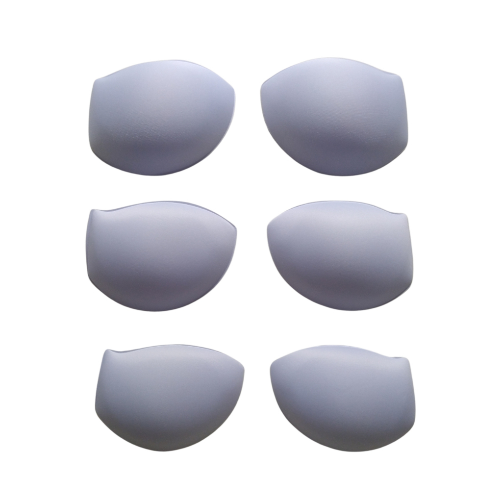 Kit 10 Pares Bojo Branco Casca Confecção Promoção Espuma Top Moda Praia / Roupas / Sutiã Kit 10 Pare