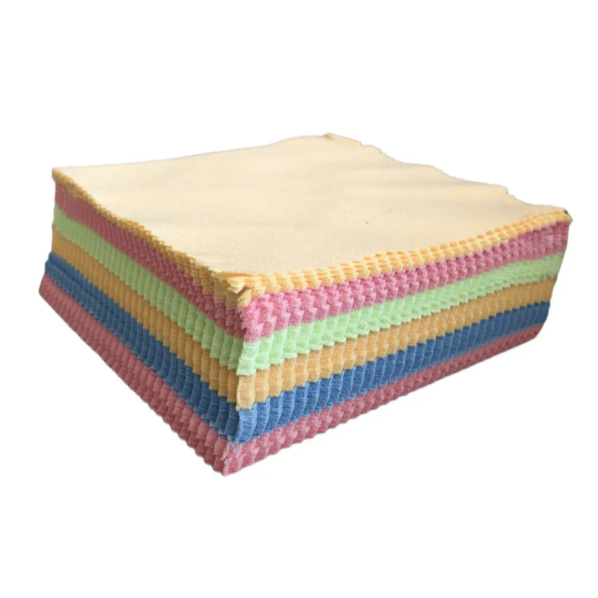 Kit 100 Flanelas Microfibra | Paninho Limpa Óculo