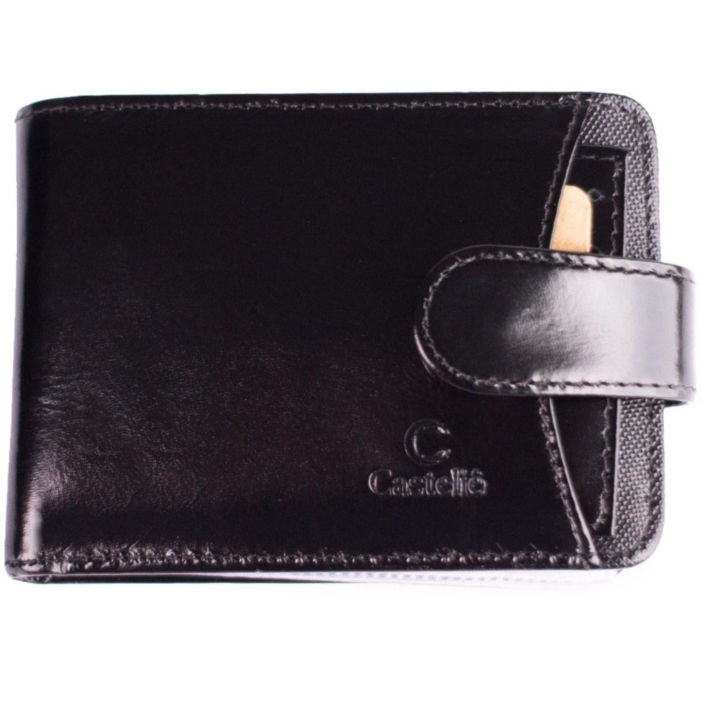Carteira Casteliê 1533 Couro Masculina – Preto