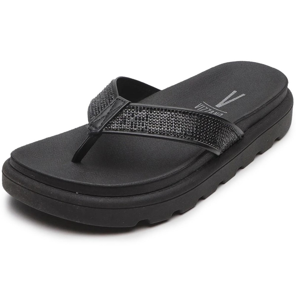 Chinelo Vizzano Flat Strass Feminino
