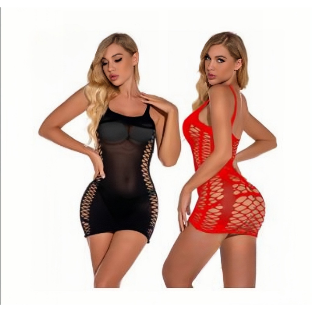 Lingerie Vestido Curto Telinha Fantasia, Cosplay, Carnaval – Diversos Modelos