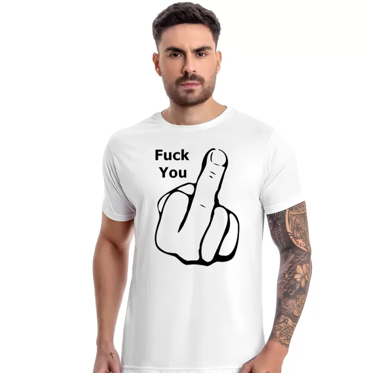Camiseta Camisa | Dedo Do Meio – Engraçada,