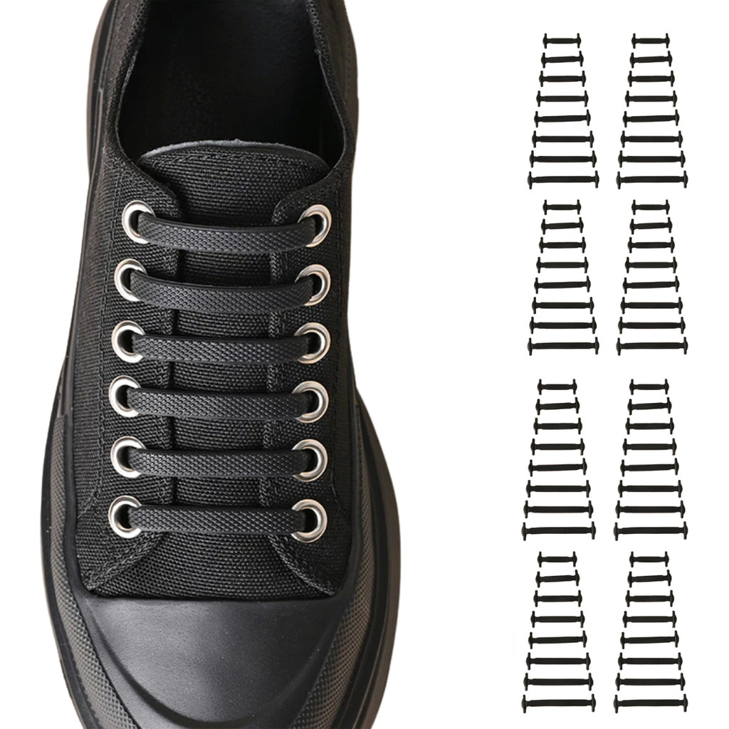 KIT 64  pcs/silicone Sem Atacadores De Sapatos Acessórios Elásticos De BorrachaPreguiçosos