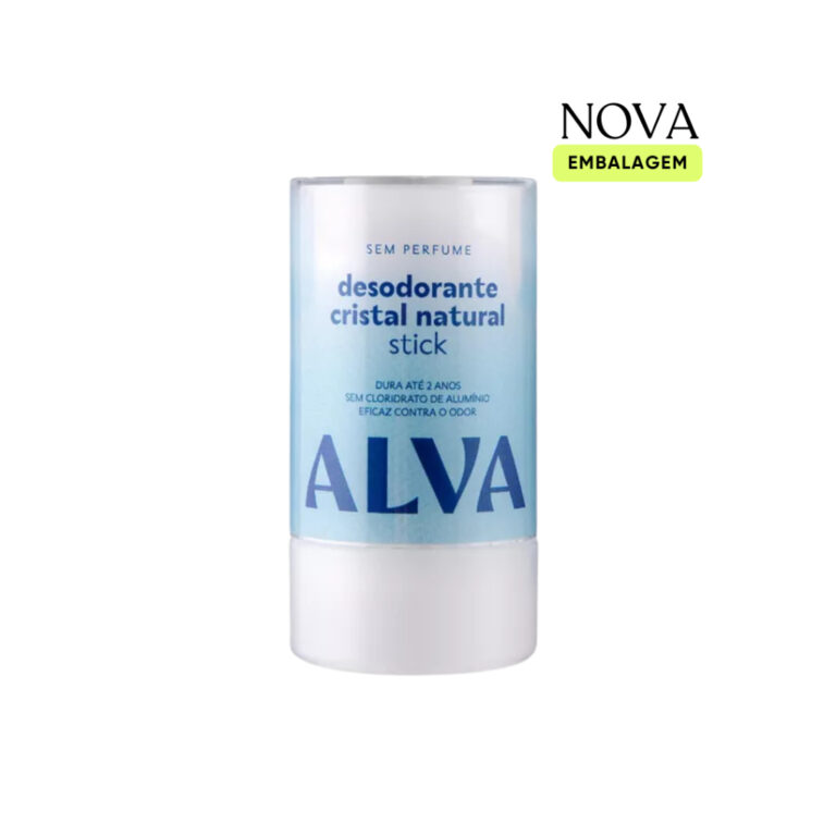 Desodorante Alva Personal Care Stick Cristal Natur