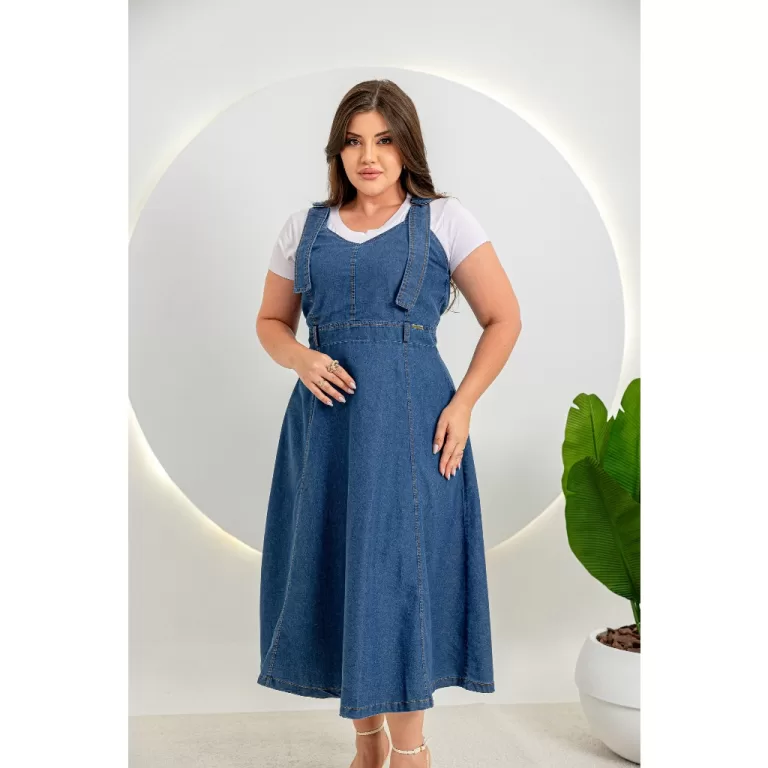 Salopet Rodada Jeans Lavado