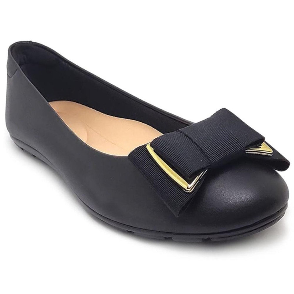 Sapatilha Moleca Bico Redondo Laço Feminina