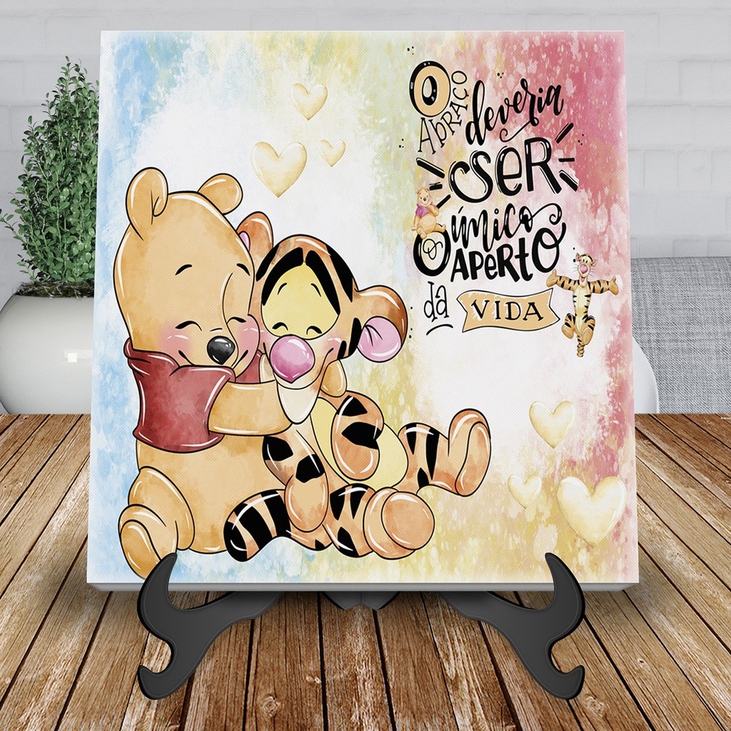 Azulejo Decorativo Pooh e Seus Amigos