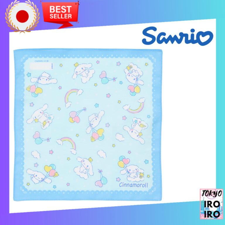 [Sanrio] Lenço, Cinnamoroll, algodão, espaço pa