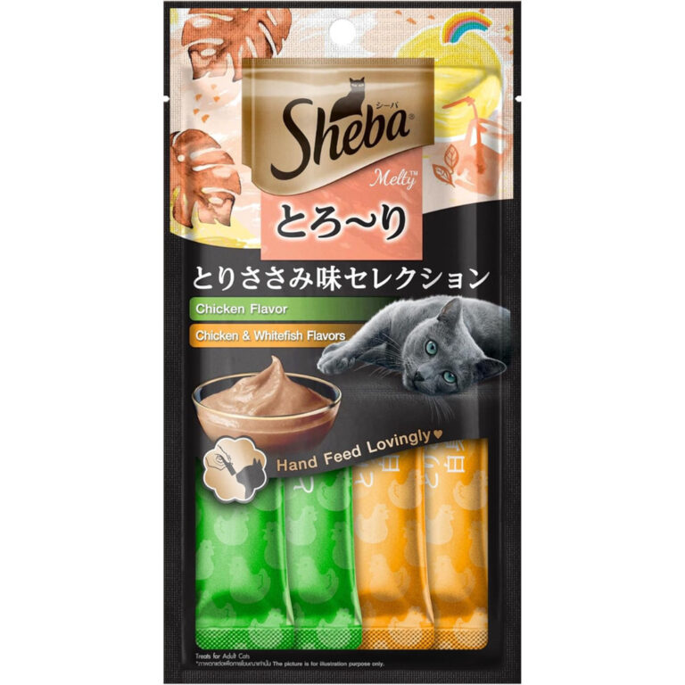 Petisco Cremoso para Gatos Frango e Peixe Branco S