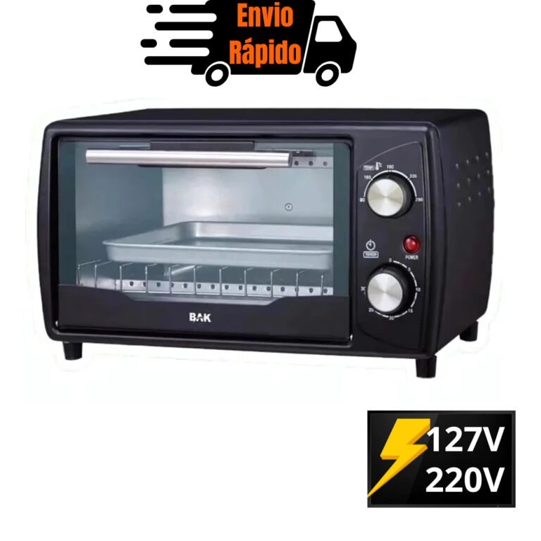 Forno Elétrico Bak 10L 110V 220V 1000W Bancada Ma
