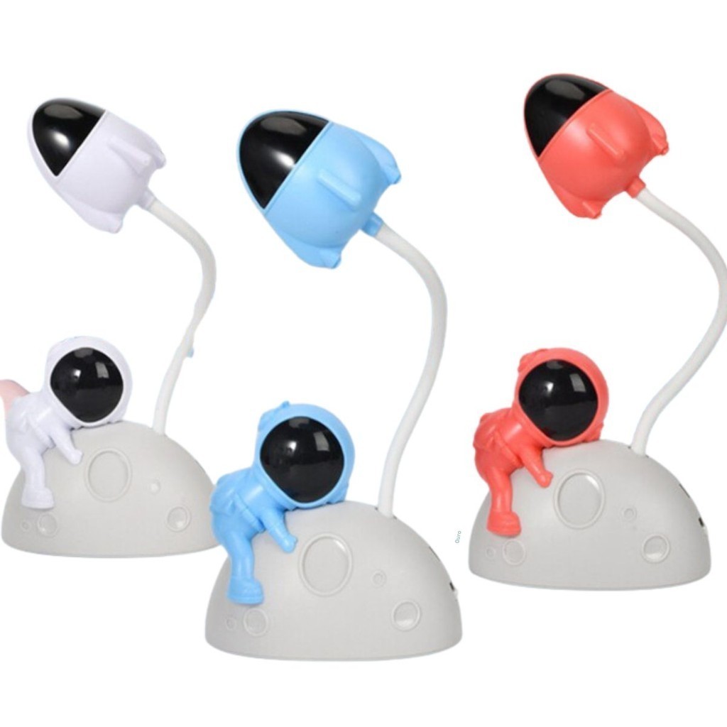 Luminária De Mesa Led Noturna Para Quarto Infantil Decorativo Decorações Para Ambiente Astronauta