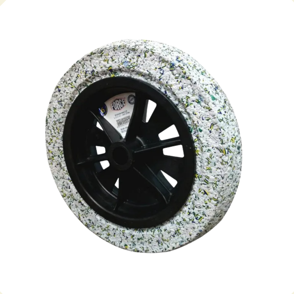 Roda Pneu Para Carrinho De Mão 26mm Ultra Resistente Kit Force