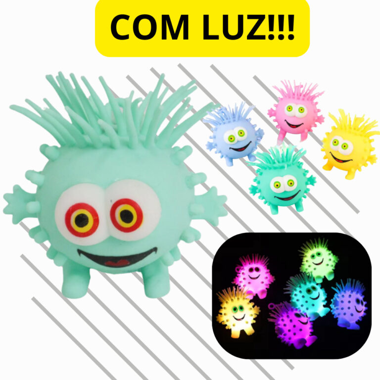 Brinquedo Sensorial Bola Macula Zoiudinho Cabeludo