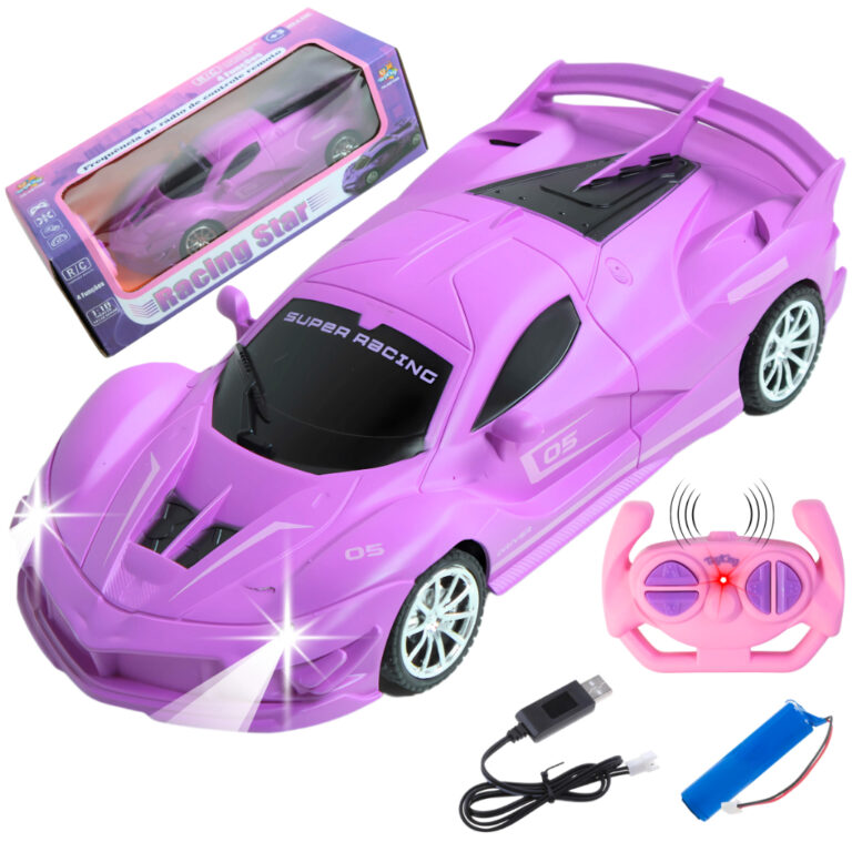 Carrinho Controle Remoto Recarregável Menina Infa
