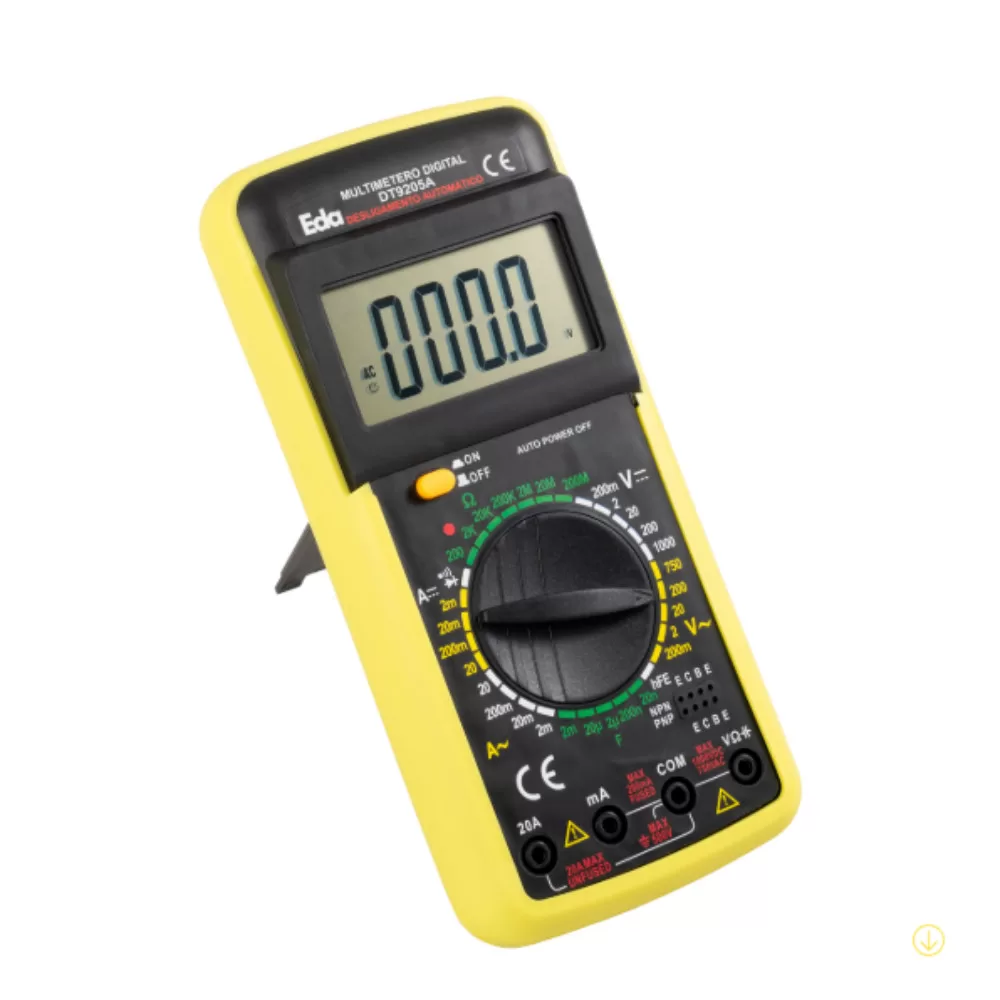 Eda Profissional 9KFMultimetro Capacímetro Digital Capacitor