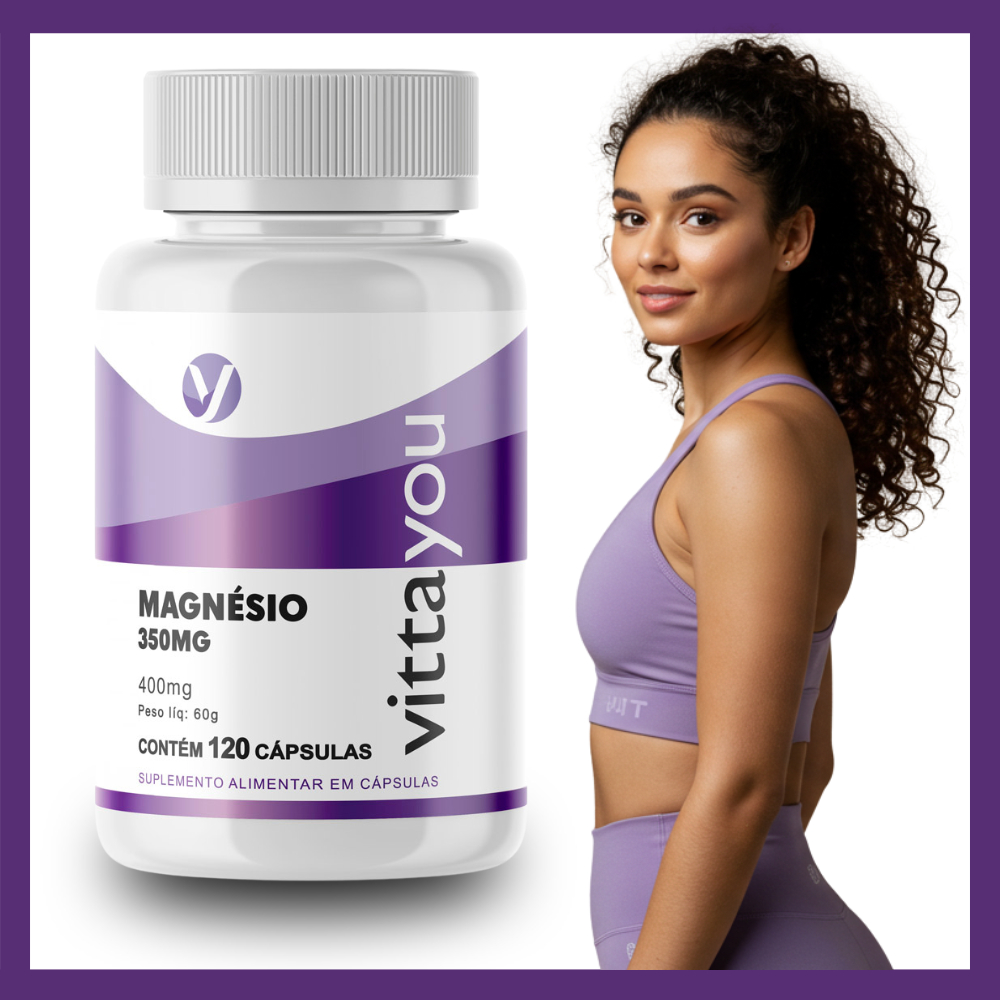 MAGNÉSIO QUELATO C/120 CÁPSULAS Envio Imediato