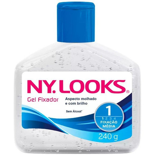 Gel de Fixação Média Fator 1 Nylooks 240g  Esti