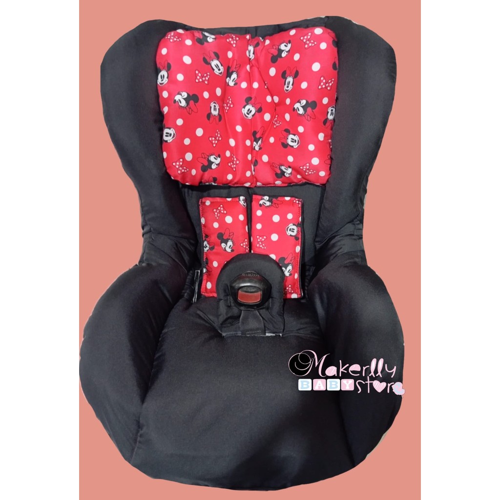 Capa Para Cadeira Auto Primo/Cosmo NANIA/Team Tex Primo Lux/Trio SP/Minnie/Mickey/Ferrari