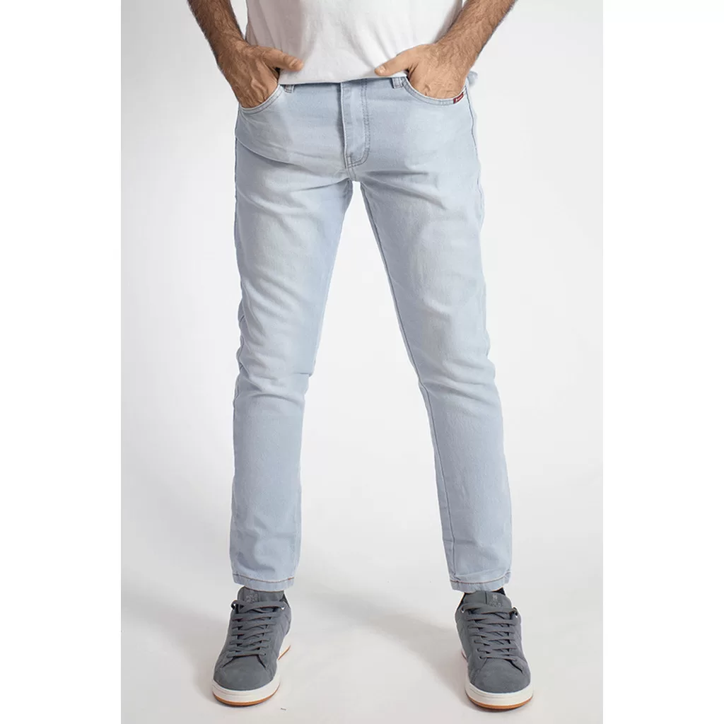 Calça Jeans Masculina Skinny Básica Polo Wear Jeans Claro