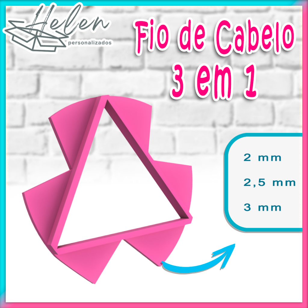 Fio de Cabelo 3 em 1 Guia de Canto Perfeito para Encadernação