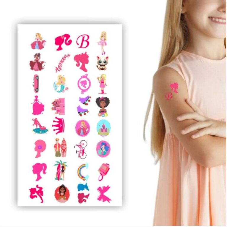 Tatuagens Temporárias 32 pçs – Boneca Babi