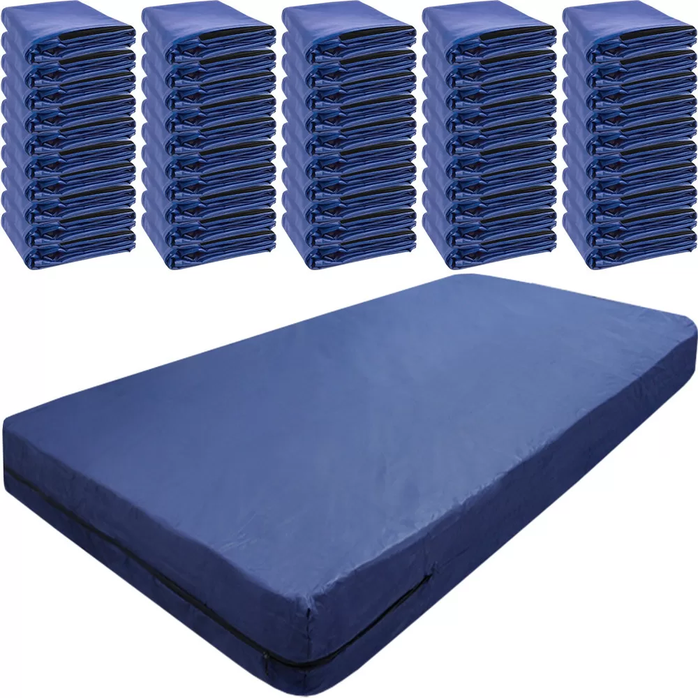 Kit 50 Capas Impermeável Colchão Solteiro Hospitalar Courvin 88×14