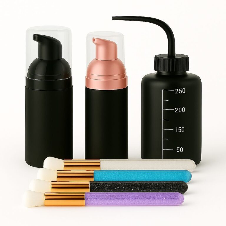Kit Limpeza Extensão de Cílios Black com Pump Es