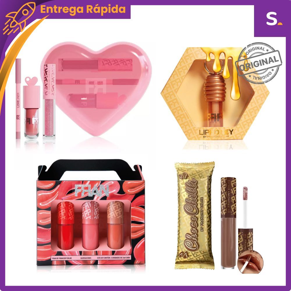 Original Gloss Labial – LipHoney, Chillicake, Love Kit, Glosslicious – Fran By Franciny Ehlke
