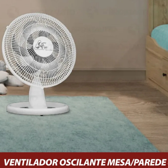 Ventilador Venti Delta Premium 50cm Mesa/Parede Bi