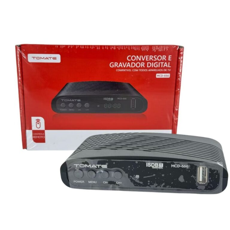 Conversor E Gravador Para TV Antigas Marca Tomate 