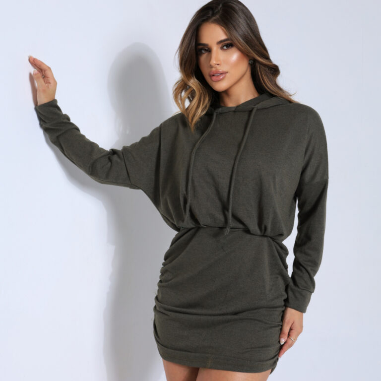 Vestido Lansinha com Capuz