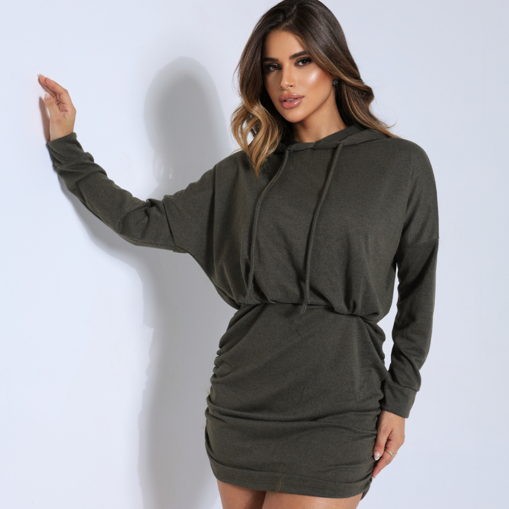 Vestido Lansinha com Capuz