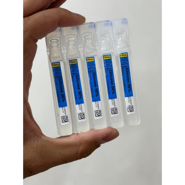 Glicose 50% em ampolas 10ml – Cx C/ 30 Unida