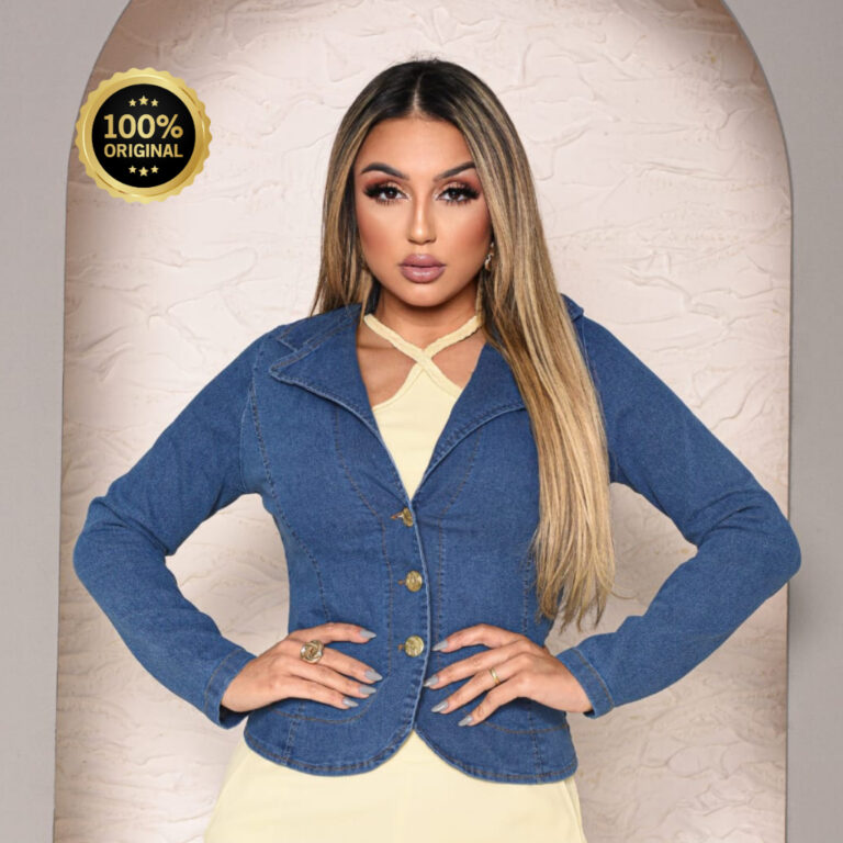 jaqueta feminina jeans, blazer jeans social casaco