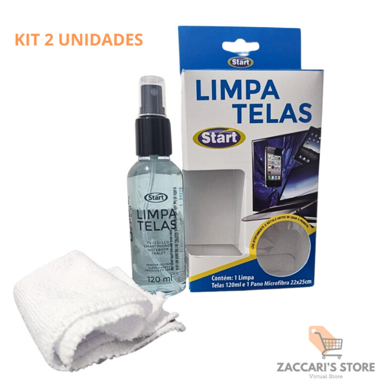 Kit 2 Limpa Telas + Flanela Celular Televisão Com