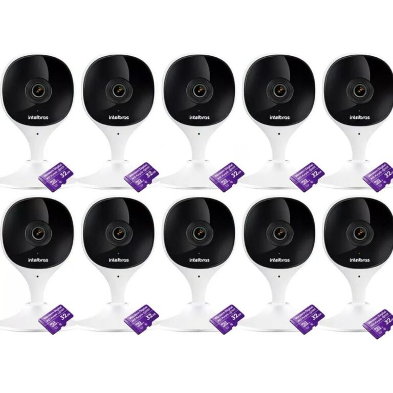KIT 10x CÂMERAS IMX C WIFI COM AUDIO +  CARTÃO S