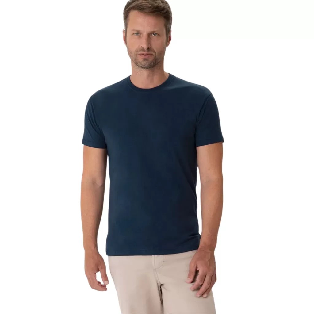 Camiseta Básica Malwee Masculina Gola Redonda 4423