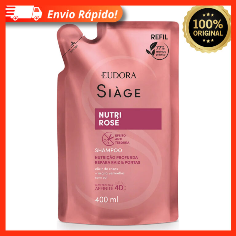 Shampoo Siàge Refil Nutri Rosé 400ml – Eud