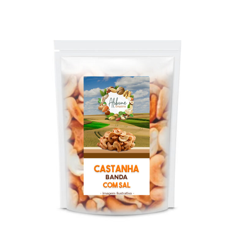Castanha De Caju Banda Torrada Com Sal 1 Kg –