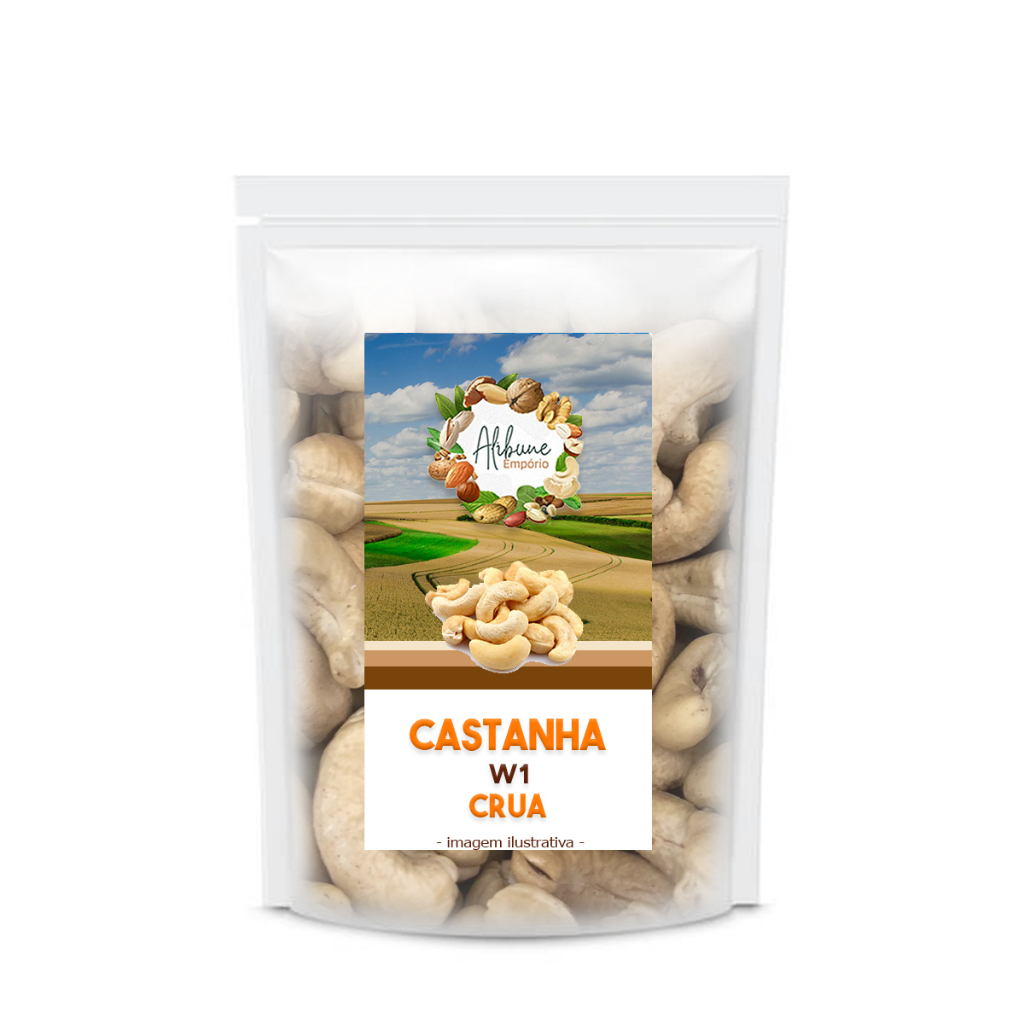 Castanha De Caju Inteira W1 Crua 1 Kg – Empório Alibune