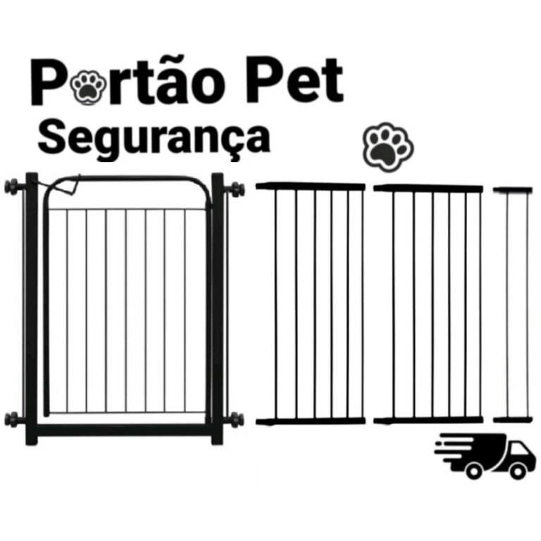 Portão Pet Grade Para Cachorro (78cm A 153cm) Cer