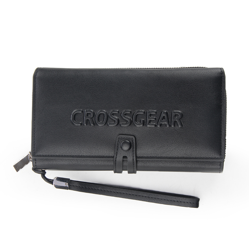 Carteira Pasta Feminina Porta Cartões Moedas Zíper Crosswave