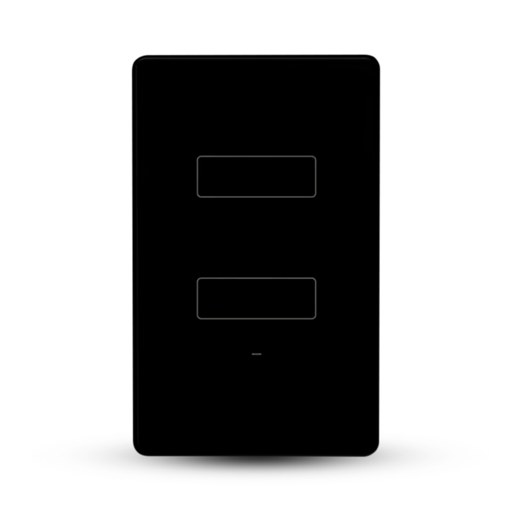 Interruptor smart touch wifi casa alexa e google preto AGL