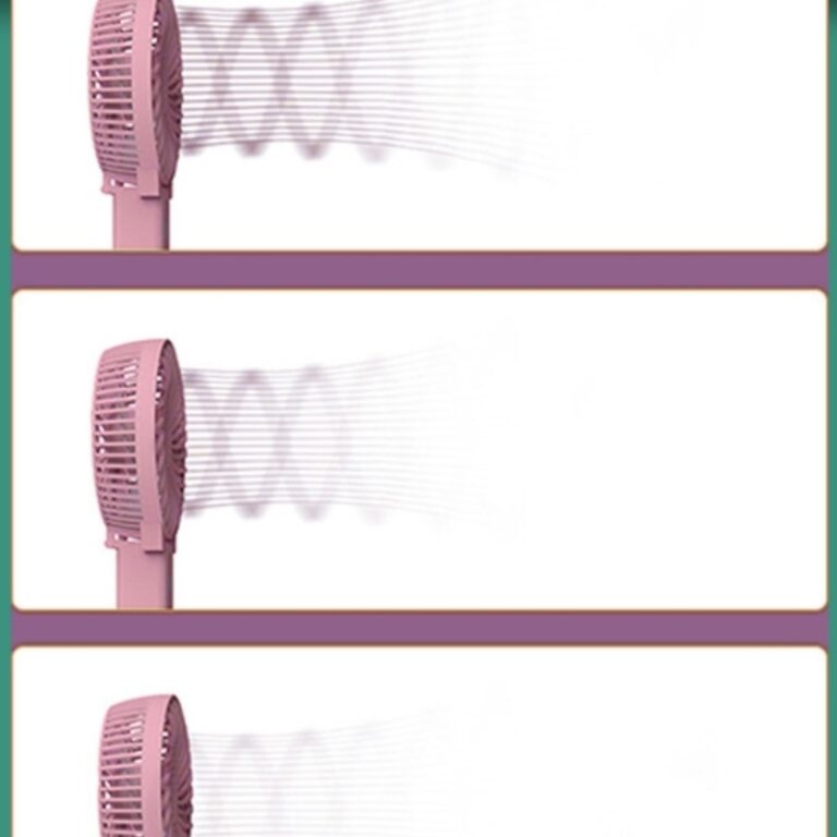 Pilha 3 Velocidades Mini Ventilador Recarregável 