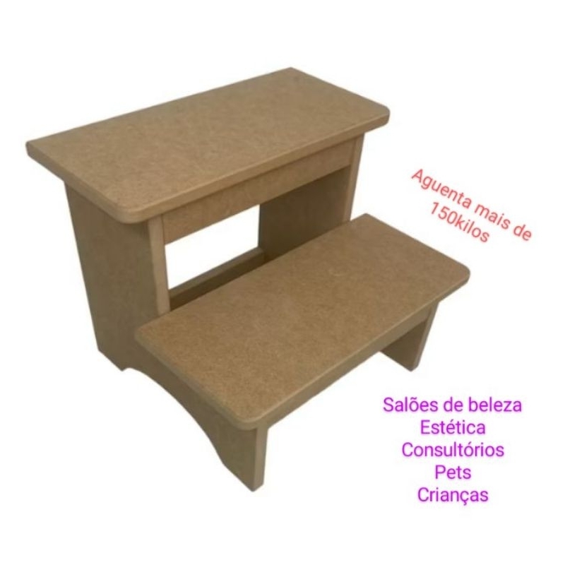 escadinha infantil  para crianças pets manicure