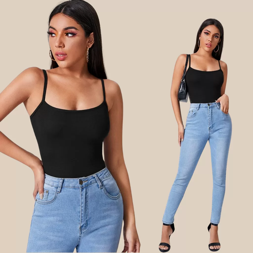 Blusa Feminina de Alça Camiseta Regata Basica