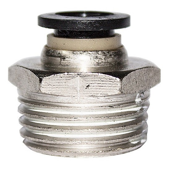 Conector Engate Rápido Tubo Pu 4mm X Rosca 3/8 &#