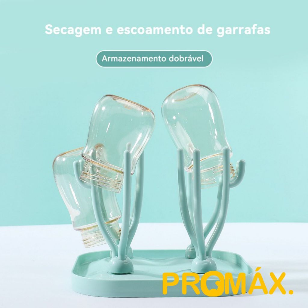 Bebê Rack Seco Garrafa Escorredor De Pratos Azul Rosa Armazenamento Secador De Limpeza Do