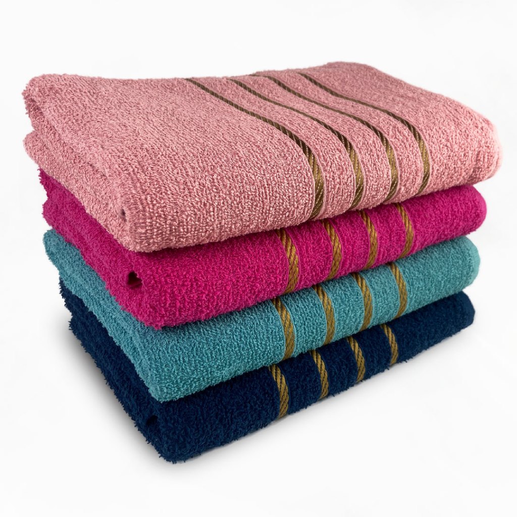 Kit 4 Toalhas 100% Algodão Felpuda Alta Absorção – Toalha de Rosto